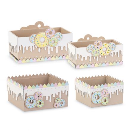 Set of 2 Donuts containers